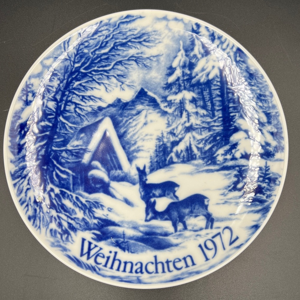 1972 Bavaria Christmas plate